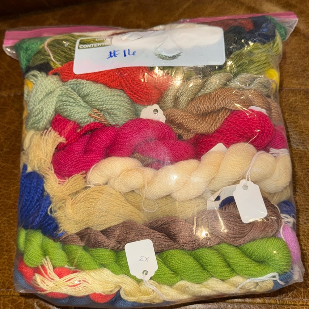 65 + Skeins Assorted Colors Tapestry Wool Embroidery, Cross-Stitch & Craft #16